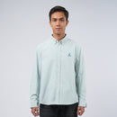 PETRONAS Daily Men's Striped Shirt - Green