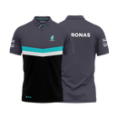 Motorsport PETRONAS Polo - Grey - Short Sleeve