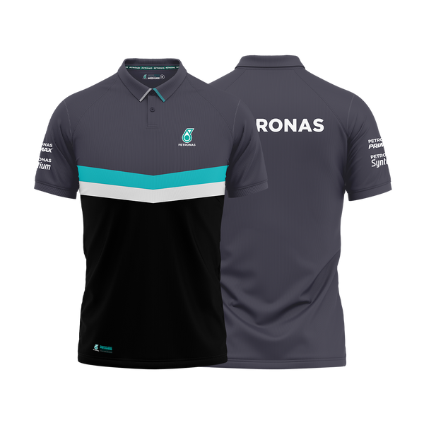 Motorsport PETRONAS Polo - Grey - Short Sleeve