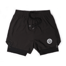 PRYSM Men Running Shorts - With Short Inner - Black