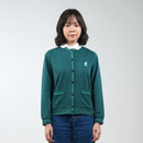 PETRONAS Crewneck Cardigan - Green