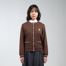 PETRONAS Crewneck Cardigan - Brown