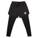 PRYSM Men Running Shorts - With Long Inner - Black