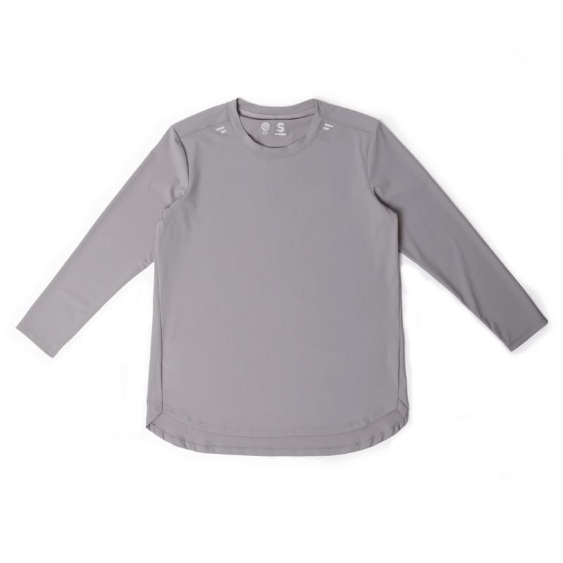 PRYSM Women Run Top- Grey