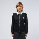 PETRONAS Crewneck Cardigan - Black