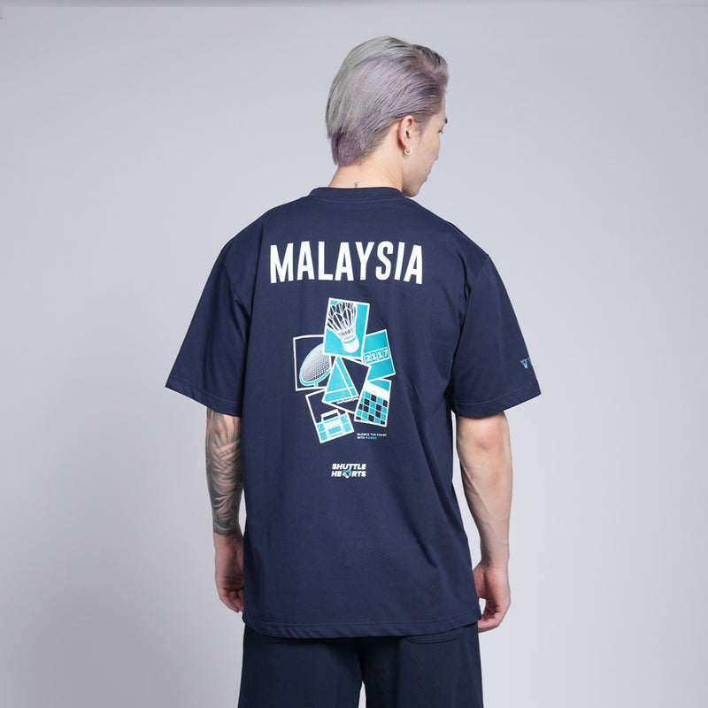 PETRONAS Shuttlehearts Iconic Tee - Navy