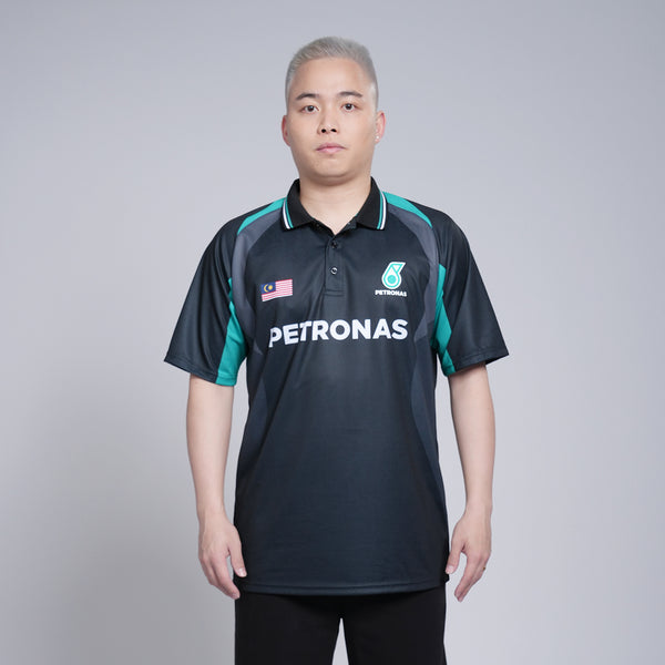 PETRONAS Shuttlehearts Victory Line Polo Jersey - Black