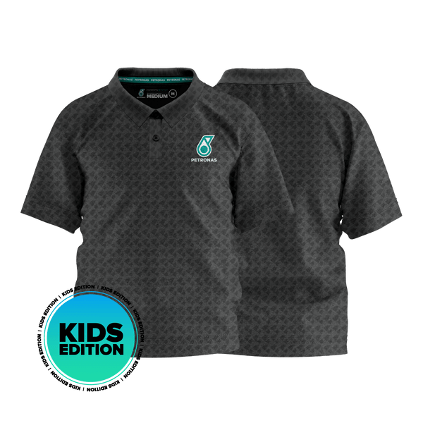 PETRONAS Precision Kids Polo Jersey - Black