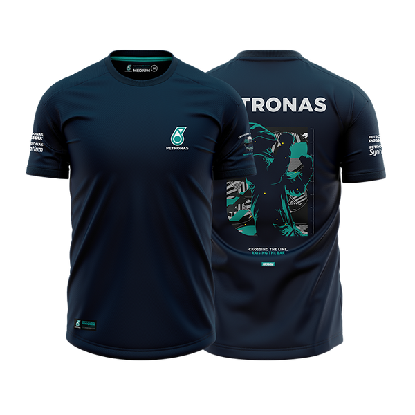 PETRONAS Monospace Motorsports Tee - Navy