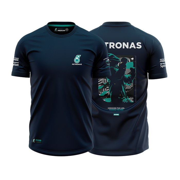 PETRONAS Monospace Motorsports Tee - Navy