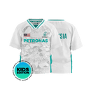 Shuttlehearts Mars Kids Jersey - White/Grey
