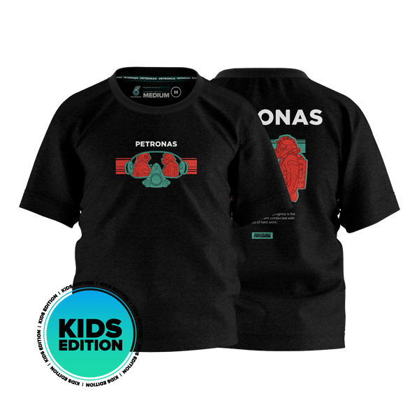 PETRONAS Sparkweld Kids T-Shirt- Black