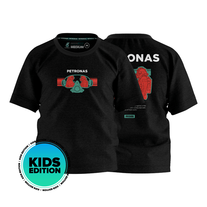 PETRONAS Sparkweld Kids T-Shirt- Black