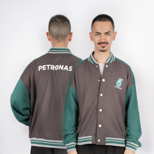 PETRONAS Varsity Jacket - Grey/Green