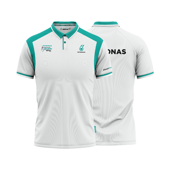 PETRONAS LTDL 2024 Basic Polo - White - Short Sleeve