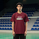 Shuttlehearts Game On Tee - Maroon