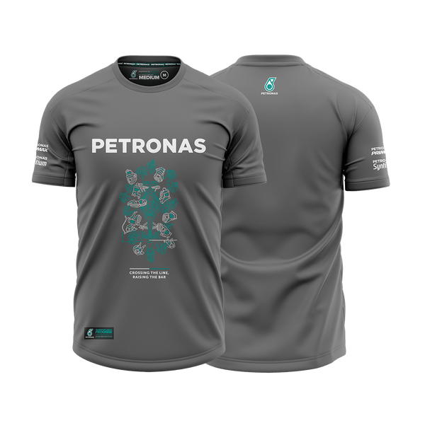 Motorsport Pitstop Tee - Grey - Short Sleeve