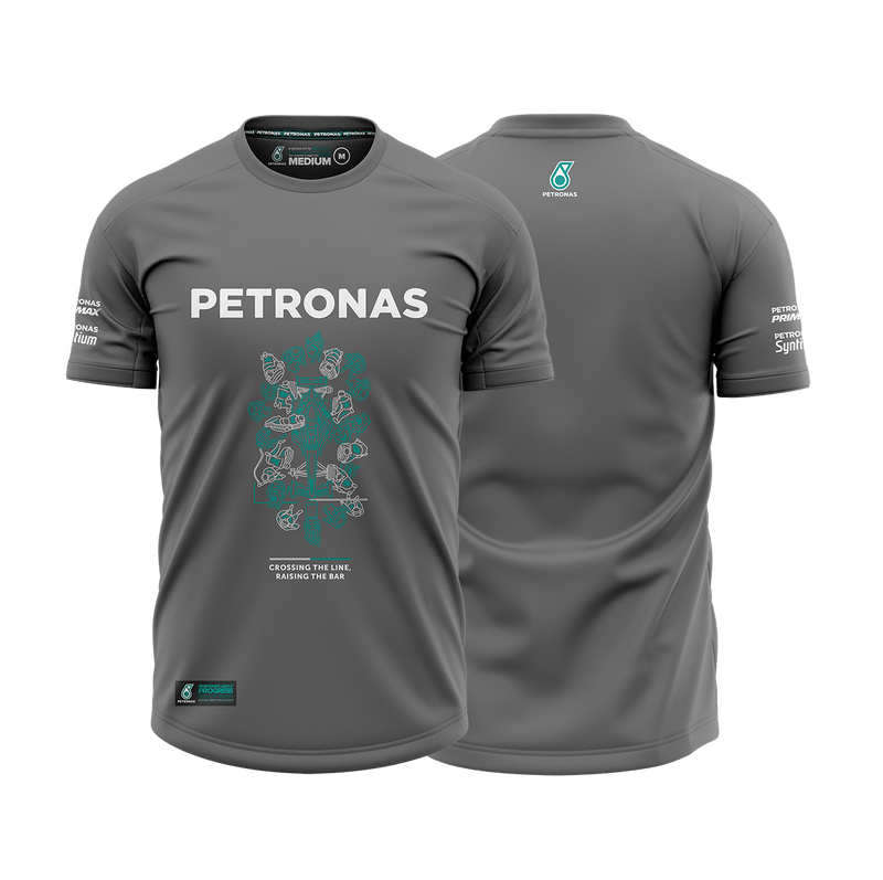 Motorsport Pitstop Tee - Grey - Short Sleeve