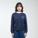 PETRONAS Crewneck Cardigan - Navy