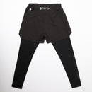 PRYSM Men Running Shorts - With Long Inner - Black