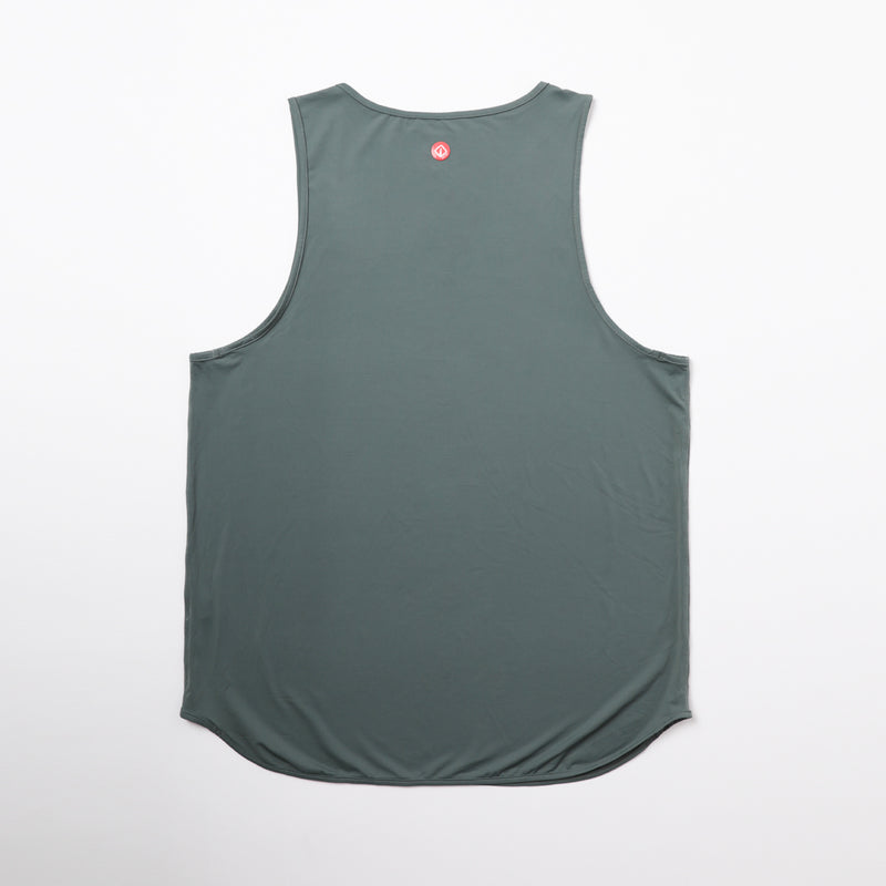 PRYSM Men Running Tank - Midnight Green