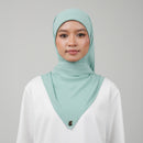 PETRONAS Chiffon Square Hijab - Dusty Green