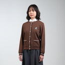 PETRONAS Crewneck Cardigan - Brown
