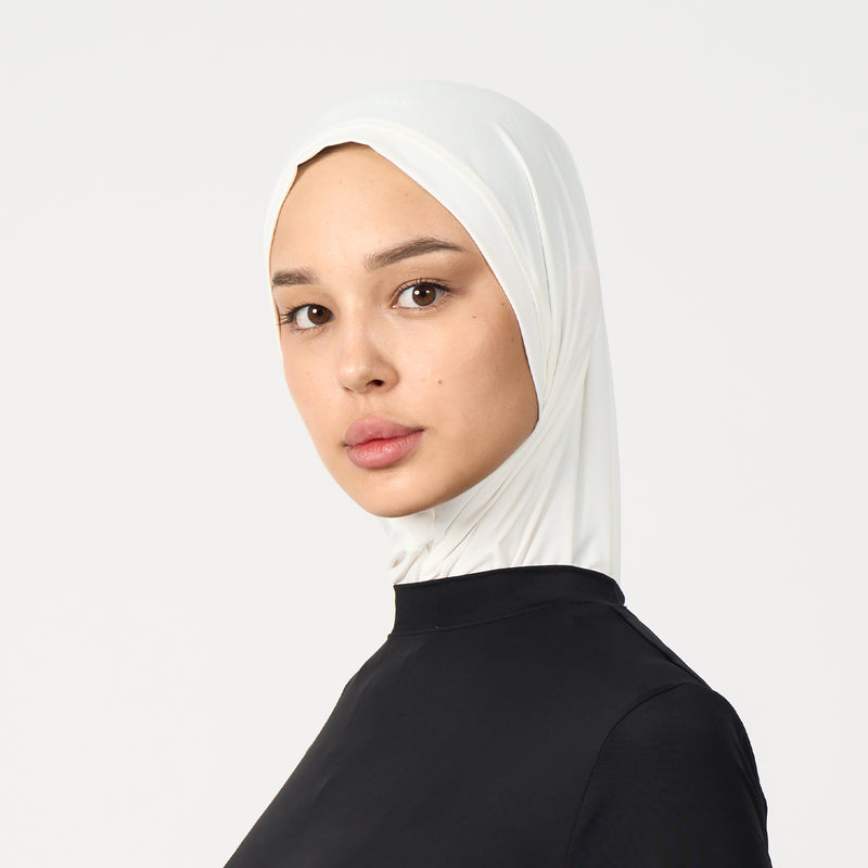 PRYSM Women Active Hijab - White