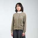 PETRONAS Crewneck Cardigan - Olive
