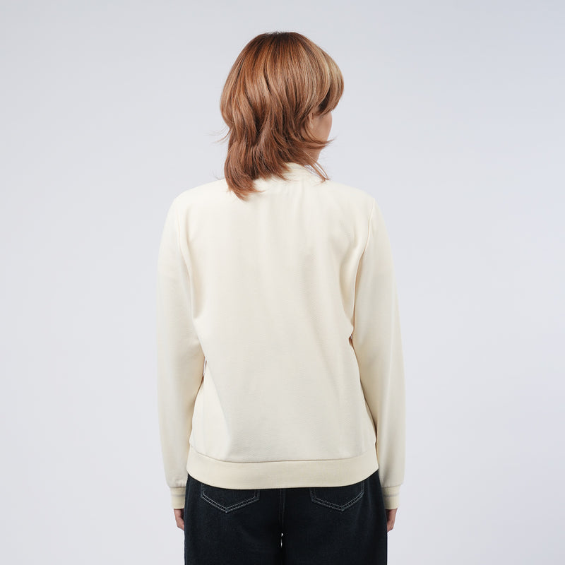 PETRONAS Crewneck Cardigan - Cream