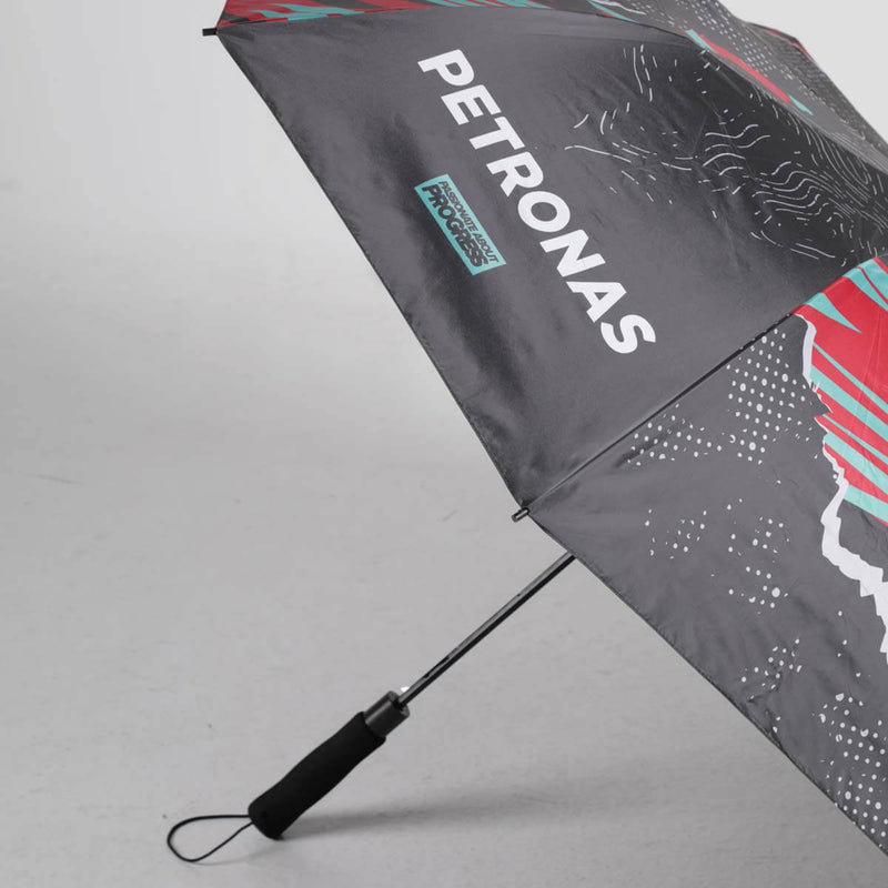 PETRONAS Foldable Umbrella - Black/Red