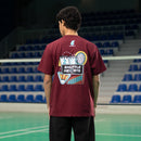 Shuttlehearts Game On Tee - Maroon