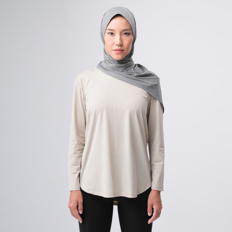 PRYSM Women Run Top- Sand