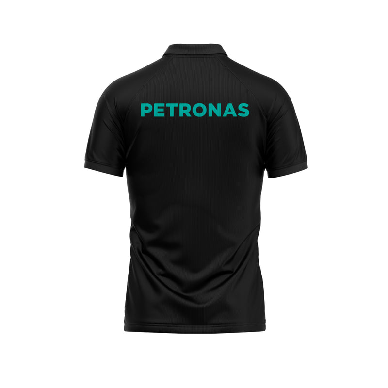 PETRONAS Waldfort Cotton Polo Shirt - Black
