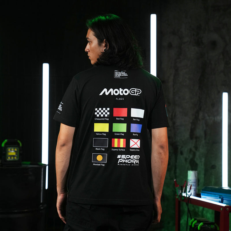 PETRONAS MotoGP 2025 Flags Tee - Black