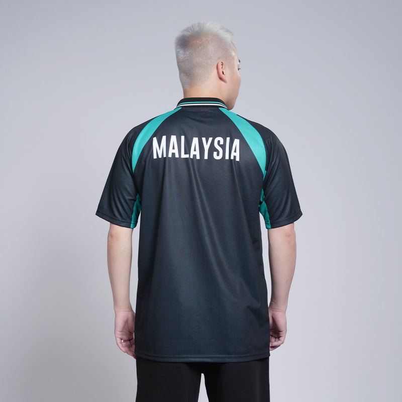 PETRONAS Shuttlehearts Victory Line Polo Jersey - Black