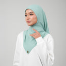 PETRONAS Chiffon Square Hijab - Dusty Green