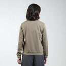 PETRONAS Crewneck Cardigan - Olive