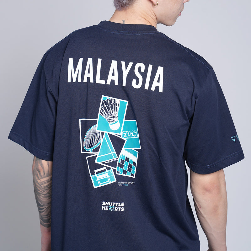 PETRONAS Shuttlehearts Iconic Tee - Navy
