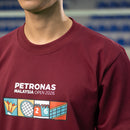 Shuttlehearts Game On Tee - Maroon