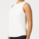 PRYSM Women Active Tank- White