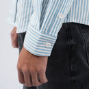 PETRONAS Daily Men's Striped Shirt - Blue