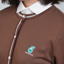PETRONAS Crewneck Cardigan - Brown