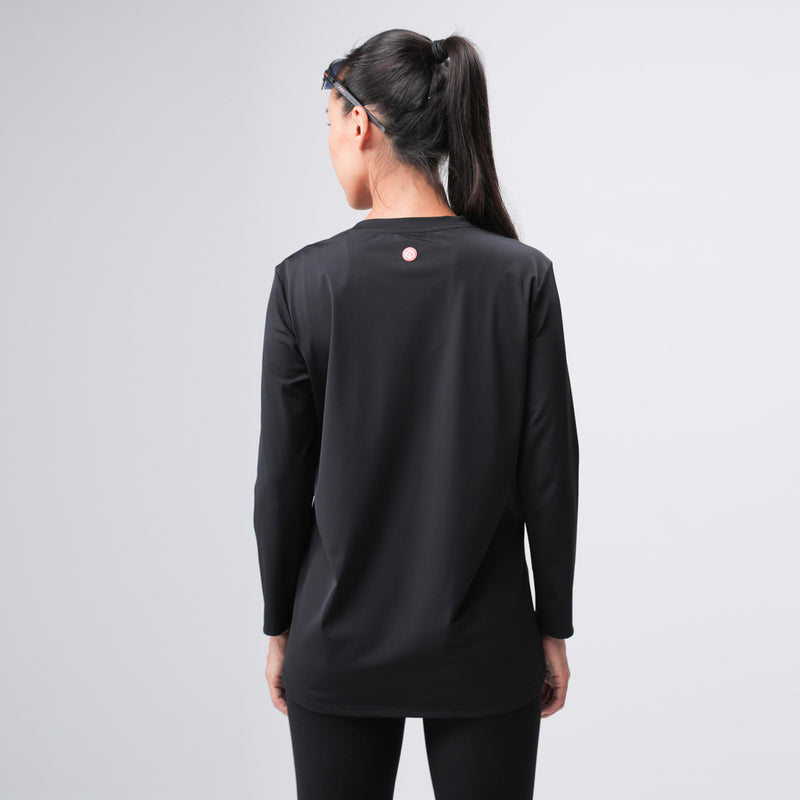 PRYSM Women Run Top- Stealth