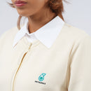PETRONAS Crewneck Cardigan - Cream