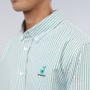 PETRONAS Daily Men's Striped Shirt - Green