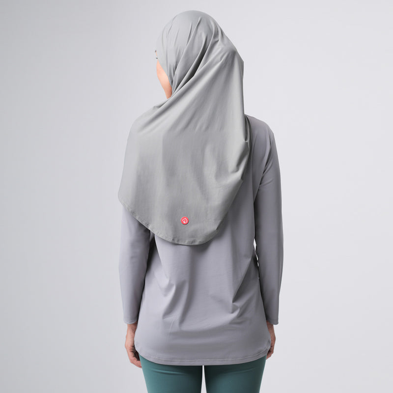 PRYSM Women Run Top- Grey