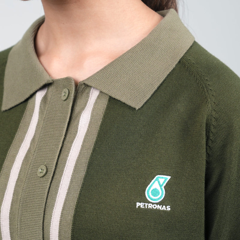 PETRONAS Women's Knit Top - Olive