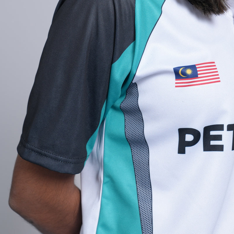 PETRONAS Shuttlehearts Champion Polo Jersey - White