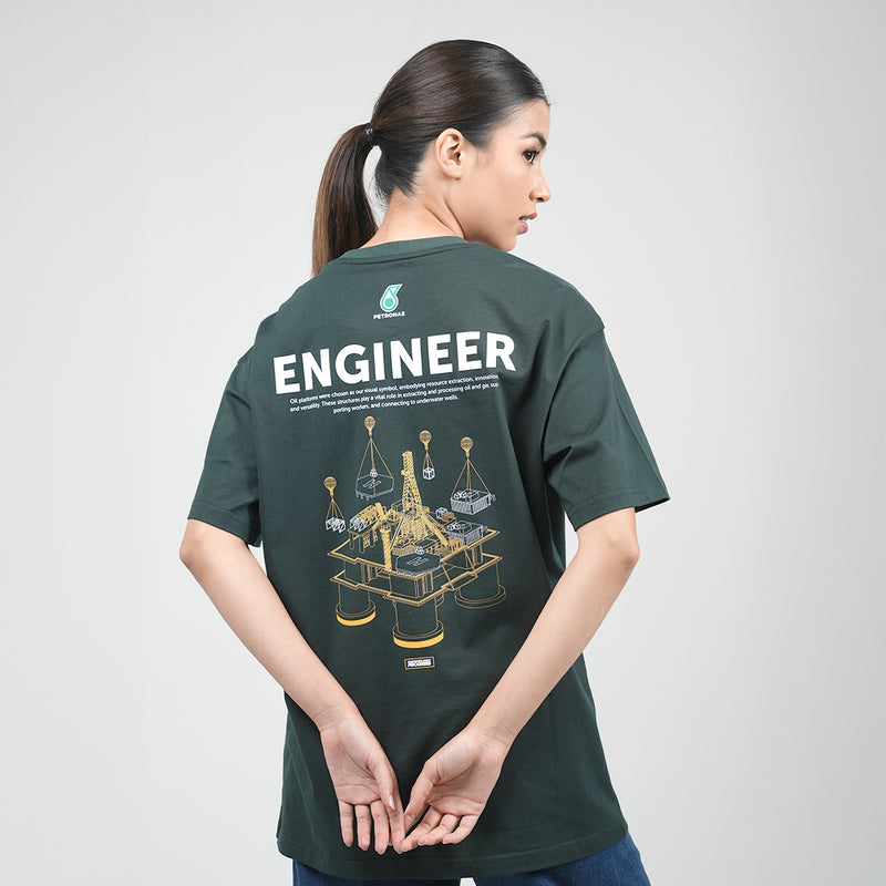 PETRONAS Engineer Tee Engaze - Green